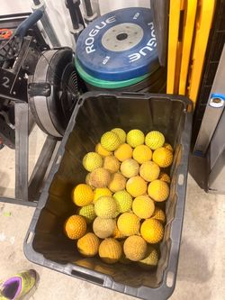 Softball balls