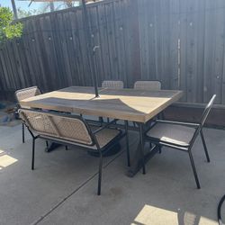 Outdoor Table & Chairs Set