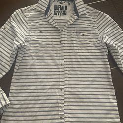 BUFFALO David Bitton men , long sleeves shirt, XL, 100% cotton