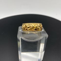 Flower And Leafs Design Ring