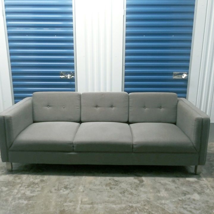 Gray Linen Sofa