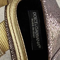 Original Dolce and Gabbana Made in Italy Sandals (Used)  size 39