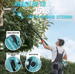 SEESII P8 Ace 2-in-1 cordless pruning/pole saw