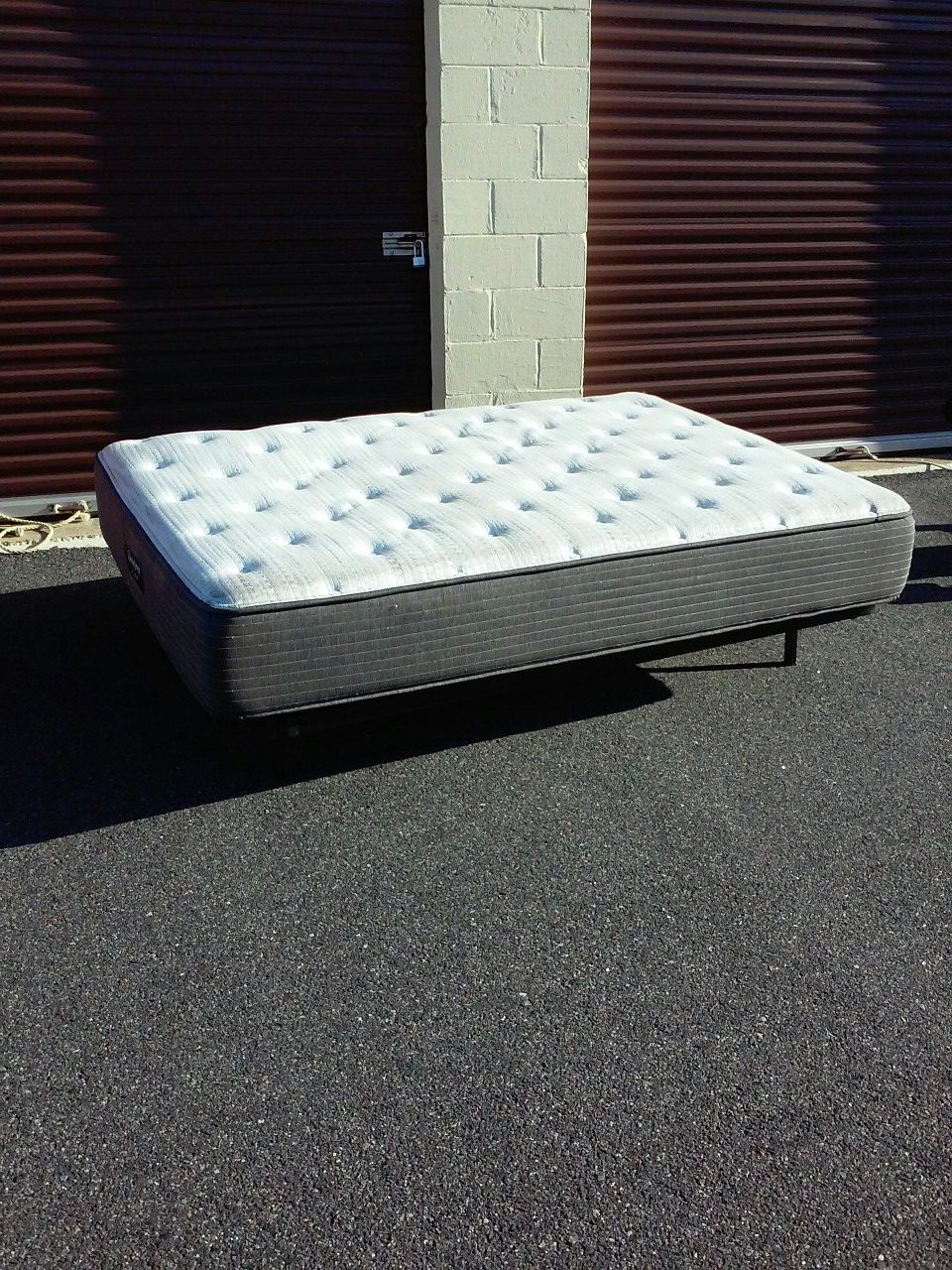 Full size mattress with futon frame