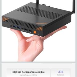 A2 Mini PC, Intel Core i9 13900HK(14C/20T, Up to 5.4GHz) Mini Desktop Computers 32GB DDR5 RAM 1TB SSD, Dual LAN, 9X USB Ports, VGA Ports, Quad Display