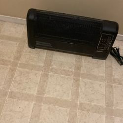 Electric Heater Black, Works Good.