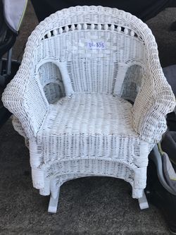 Wicker chairs set $35