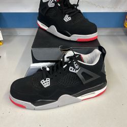 Jordan 4 Retro Bred Size 12
