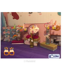 Cute Unicorn Party Props 