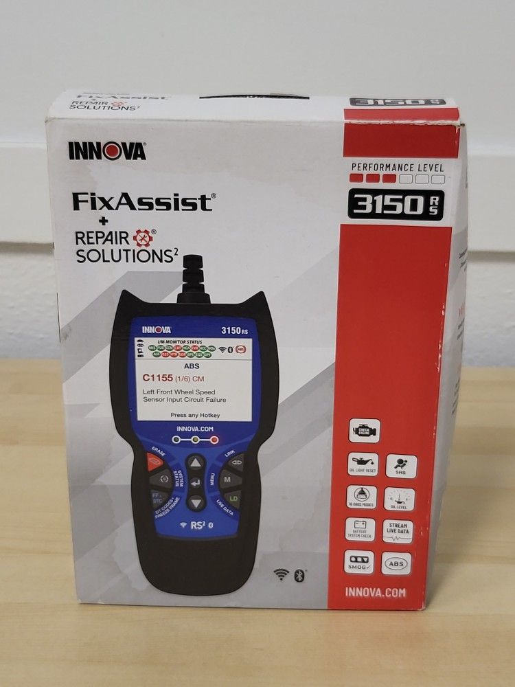 Innova 3150f Code Reader Scan Tool with ABS/SRS Bluetooth OBD2 Vehicle