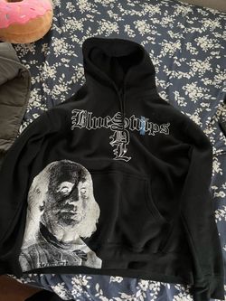 Blue strips LA x sdl hoodie 60$