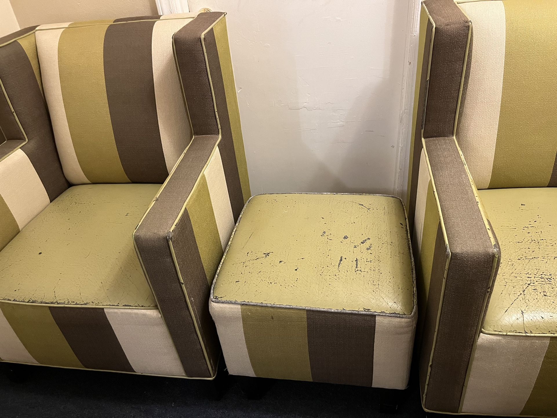 Matching Chairs With Ottoman’s Just $50 OBO