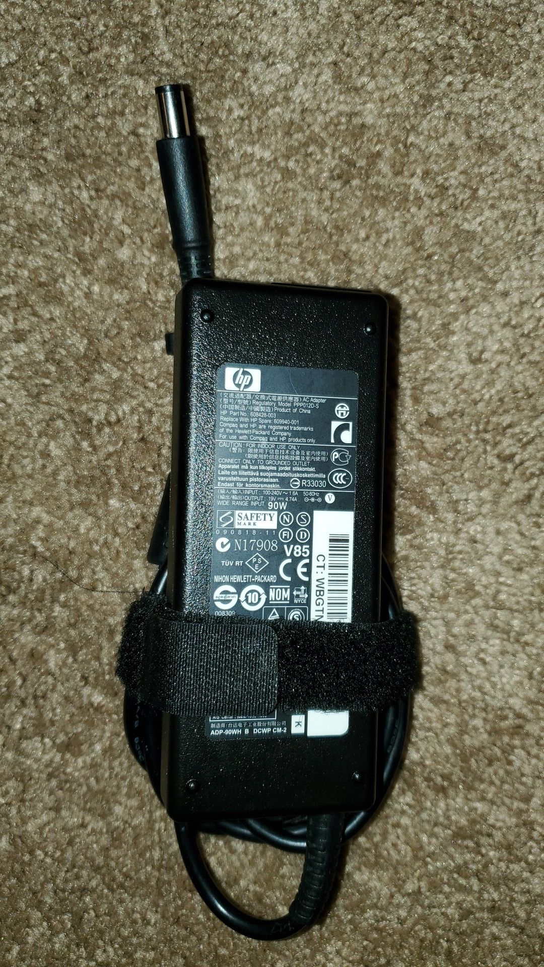 HP Original 90W AC Adapter For HP Notebook