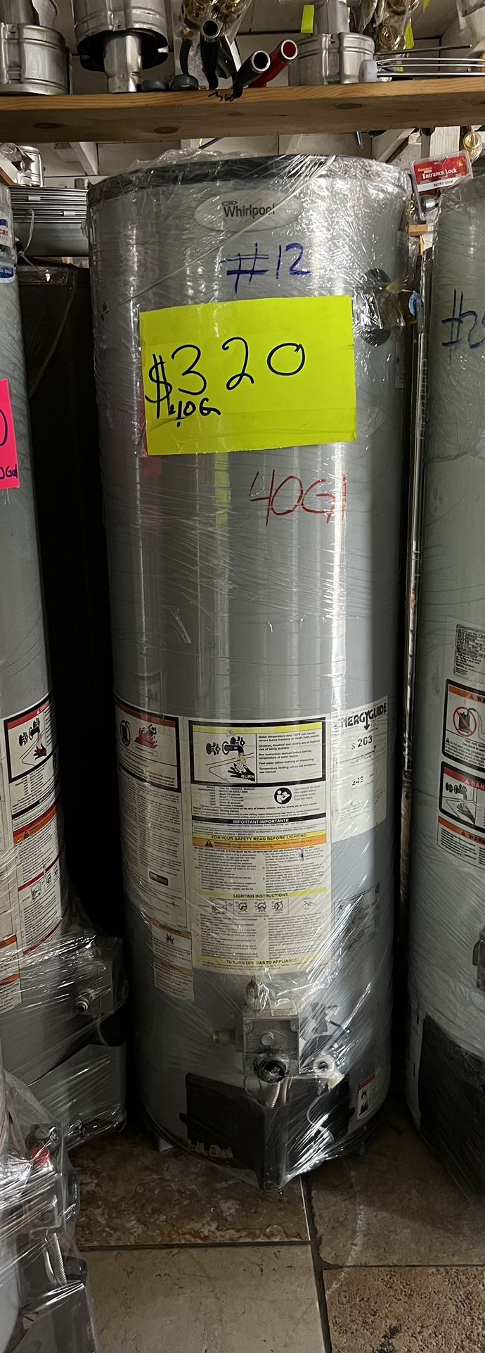 🔥🚿 Water Heater 🚿🔥 40 Gal
