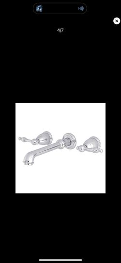 Kingston Brass Naples Two-Handle Wall Mount Roman Tub Faucet