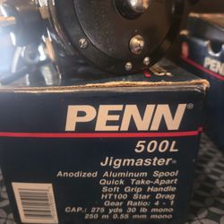 Penn Reel  500l Ligmaster 75$  Penn 114Hl $200 In Food Conditon No Rust Still Chrome Shinning Good Price