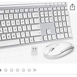 Wireless Keyboard And Mouse (Jelly Comb)