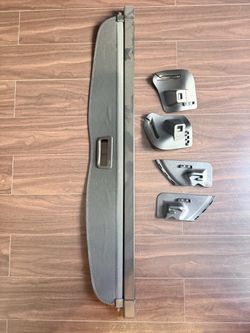 Retractable Vehicle Cargo Cover with Mounting Brackets for Model Y 2021 to 2025