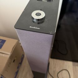 Brookstone Tower Ipod Dock Speaker
