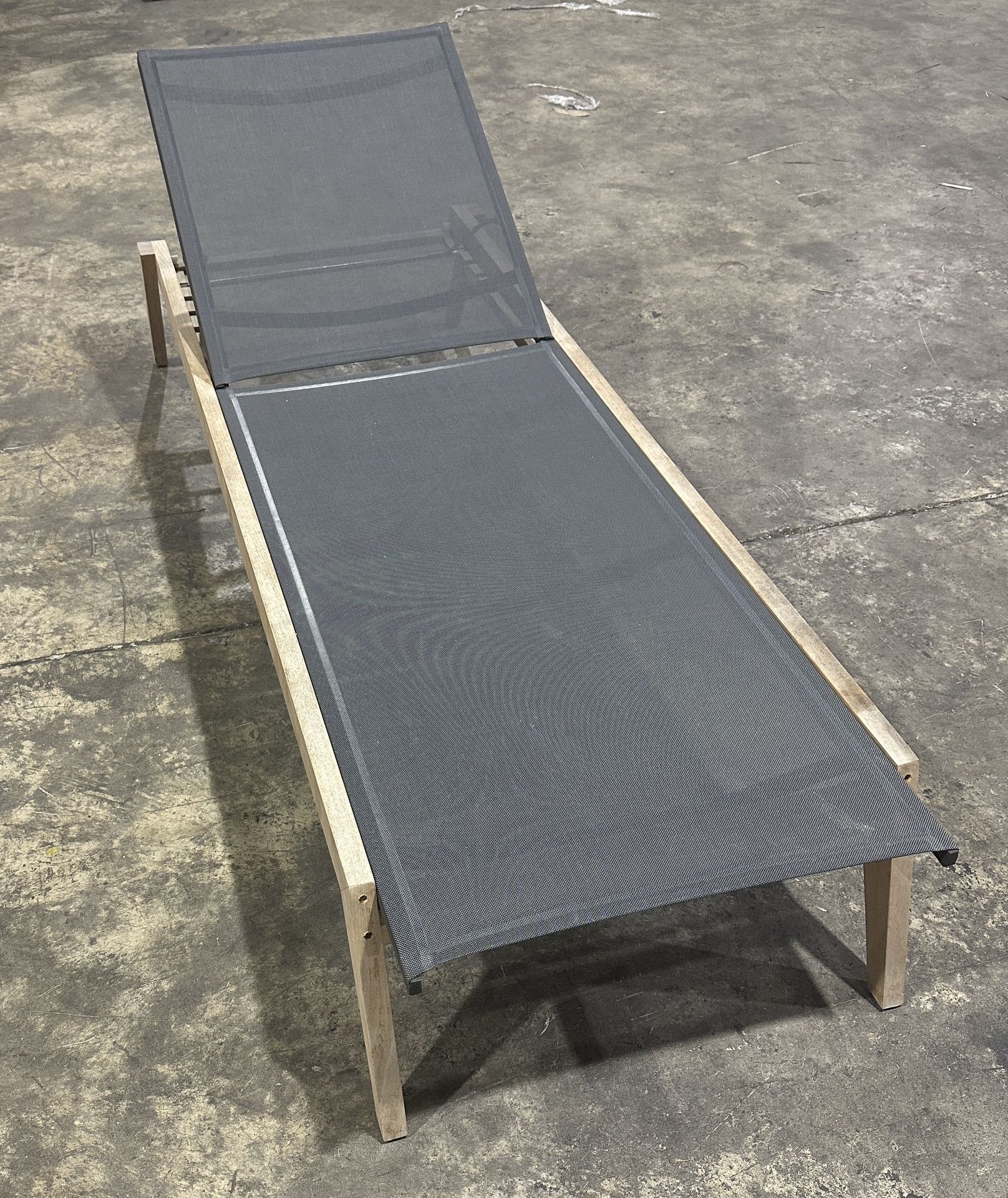 Patio Pool Lounge Chair Teak Wood 