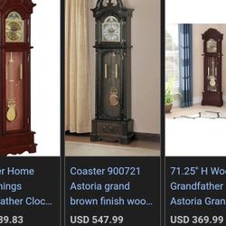 Antique Grandfather Clock 