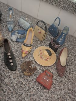 Miniature , Shoes, Hats, Purse's