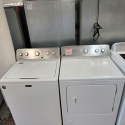 Maytag Top Load Washer With Agitator And Gas Dryer Set 