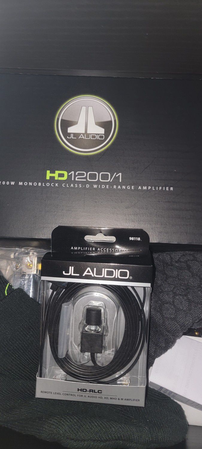 Jl Audio HD-1200-1 MONOBLOCK WITH KNOB