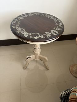 Wooden Vintage Table With Detail