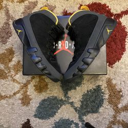 Jordan 9 Retro ‘Dark Charcoal University Gold’