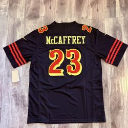 S.F. 49ers MCCAFFREY  RIVALRY JERSEY.