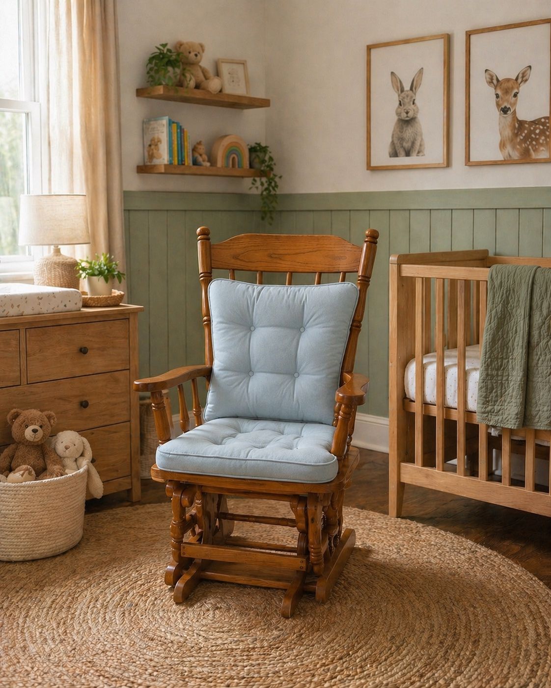 Glider Rocker - Solid Wood - $45