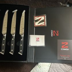 Steak Knives, 5 Inch Steak Knives Set of 4, High-Carbon