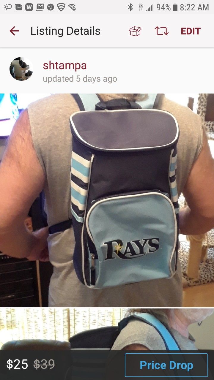 Ray's new insulated backpack