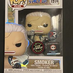 Smoker (PRE-RELEASE) GLOW CHASE #1914 Funko Pop Plus! One Piece PR