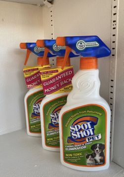 Spot shot pet stain remover