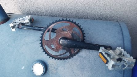 Crank Sprocket And Pedals