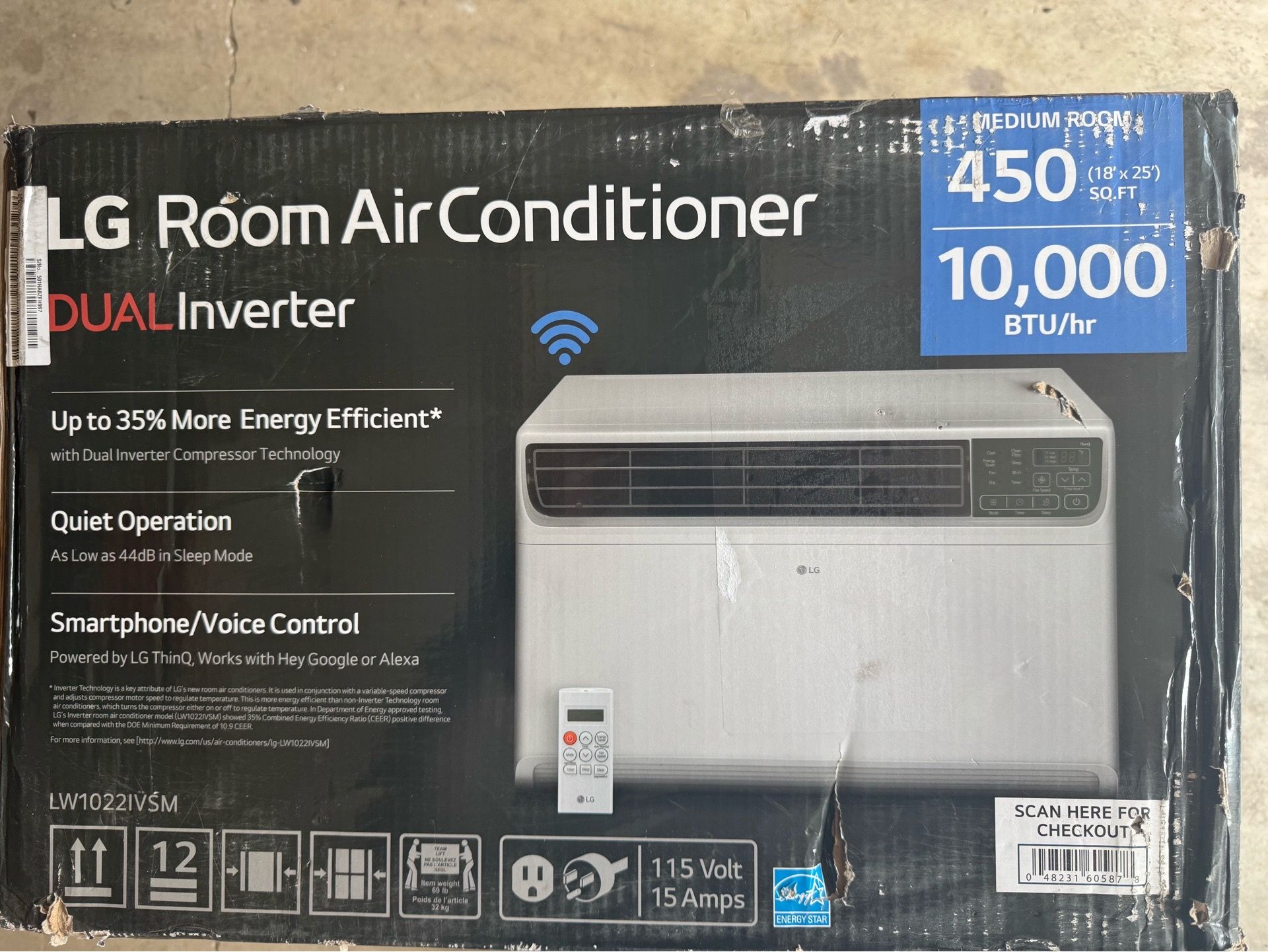 Brand New LG Dual Inverter Air Conditioner 10,000btu. Must Pickup