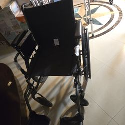 Wheelchair new with foot rest medline foldable