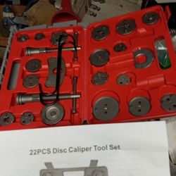 22 Pc Disc Caliper Tool Set