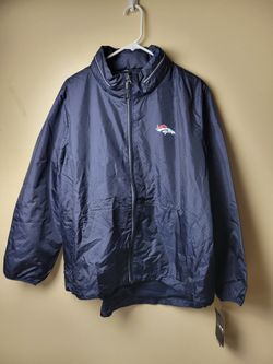 NWT MSX by Michael Strahan for NFL Lightweight Jacket Navy Denver Broncos Sz XXL