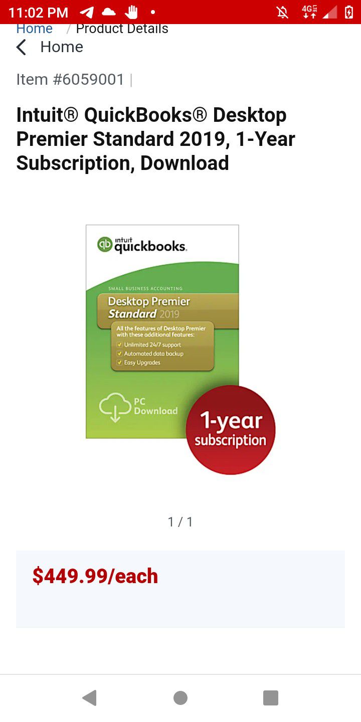 Download QuickBooks Desktop Premier Standard 2019