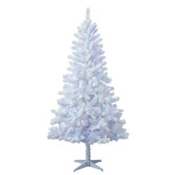 NEW Christmas LED 6.5FT White Changing Color Tree 