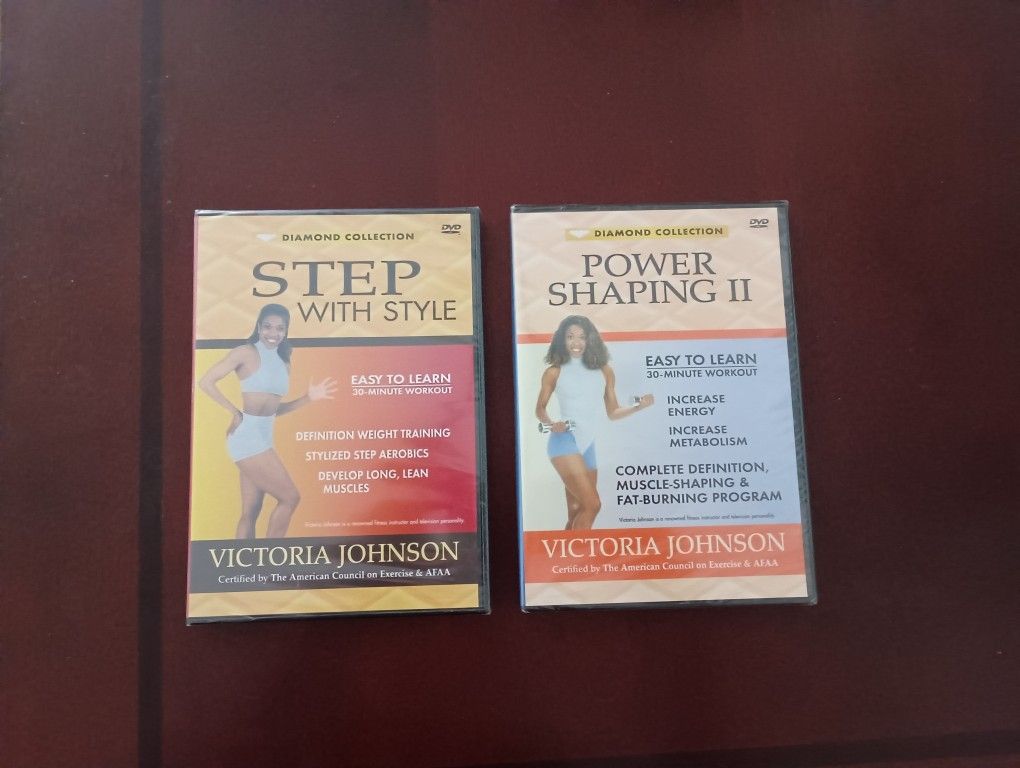 3/$10 🌟 NEW/ Sealed Set of Victoria Johnson Workout DVDs