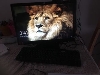 Pc with monitor