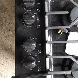 30” GE gas range stove top