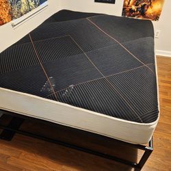 Queen Size Bed (Mattress & Frame Included)