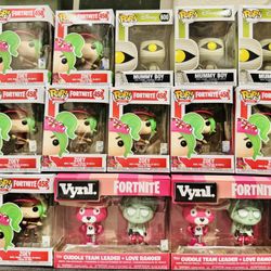 Lot Of 13 Funko Pop! Vinyl Figurines Brand New Fortnite Disney Nightmare Before Christmas