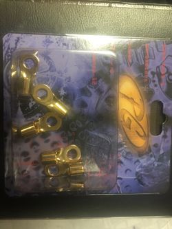 4 Gauge Ring Terminals 5 pack Phoenix Gold car audio