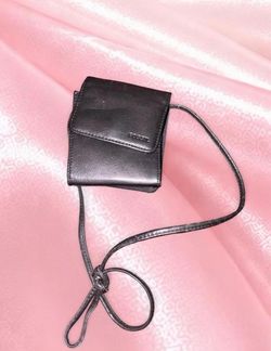 Fossil Black Leather Crossbody Bag
